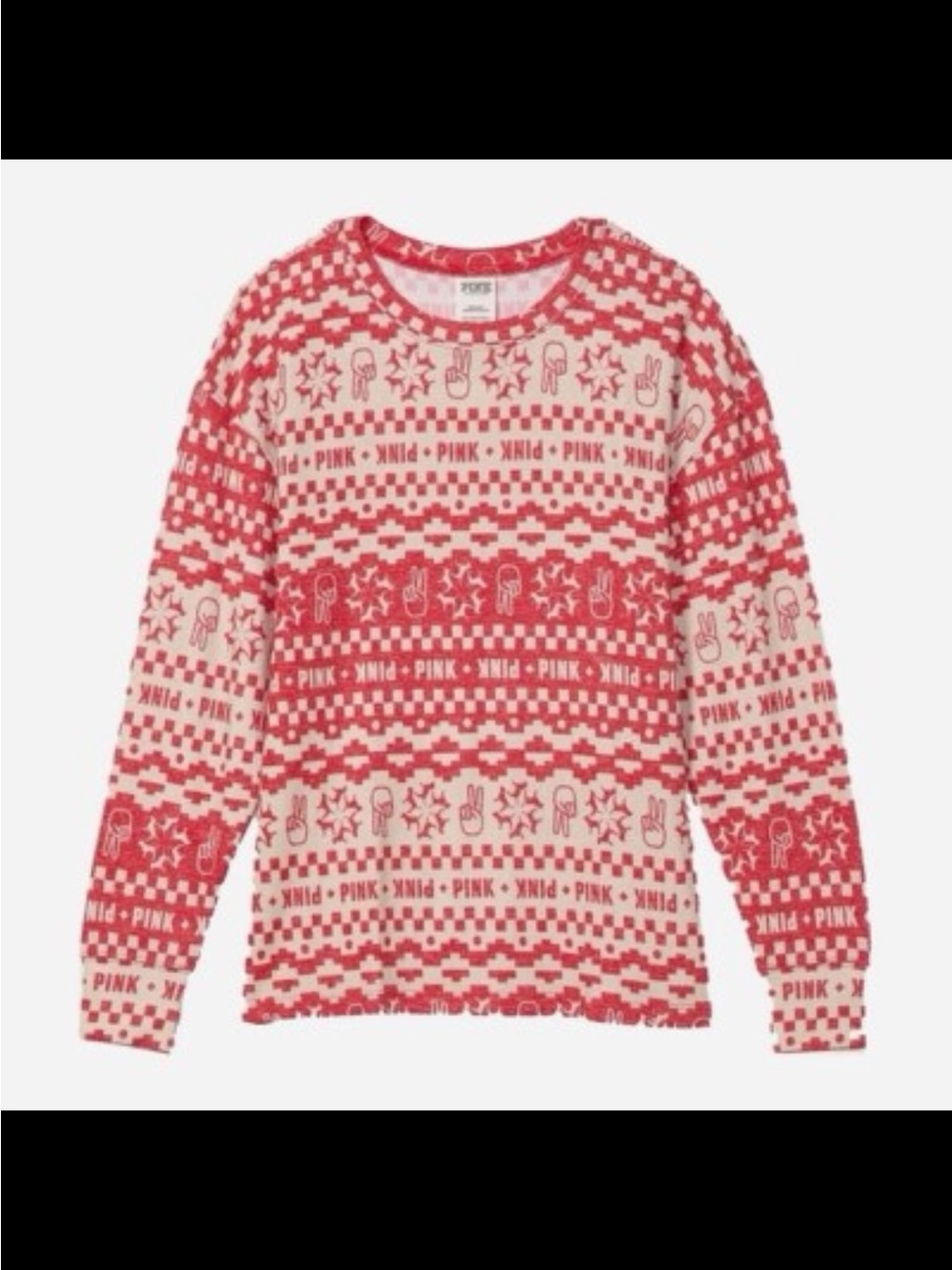 Victoria’s Secret PINK fuzzy sleep shirt